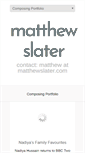 Mobile Screenshot of matthewslater.com